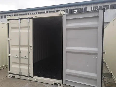 Contenedor marítimo 20 pies dry van blanco – nuevo