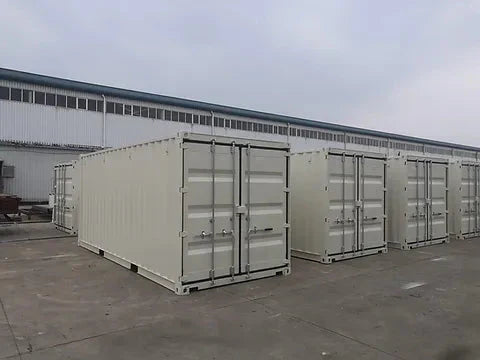 Contenedor marítimo 20 pies dry van blanco – nuevo
